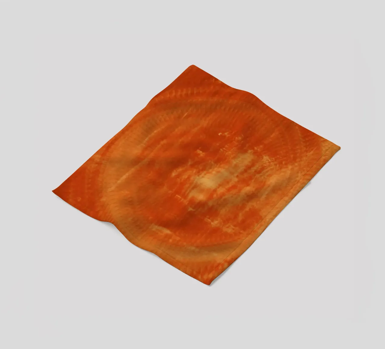 Abstraktes dynamisches Muster in orange und rot. Fleecedecke von Something for you