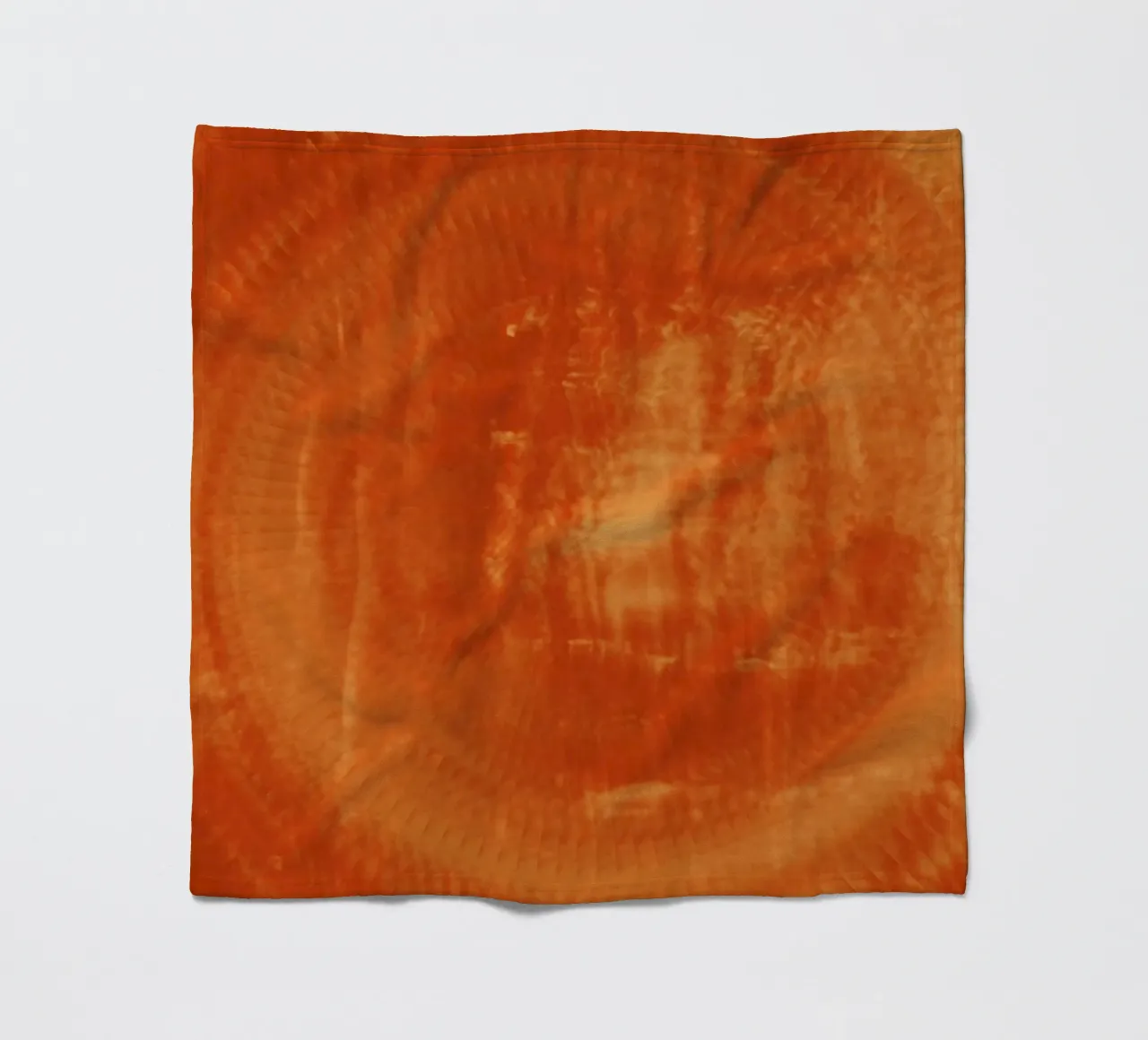 Abstraktes dynamisches Muster in orange und rot. Fleecedecke von Something for you