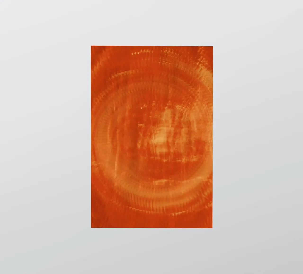 Modello dinamico astratto in arancione e rosso. adesivo da Something for you