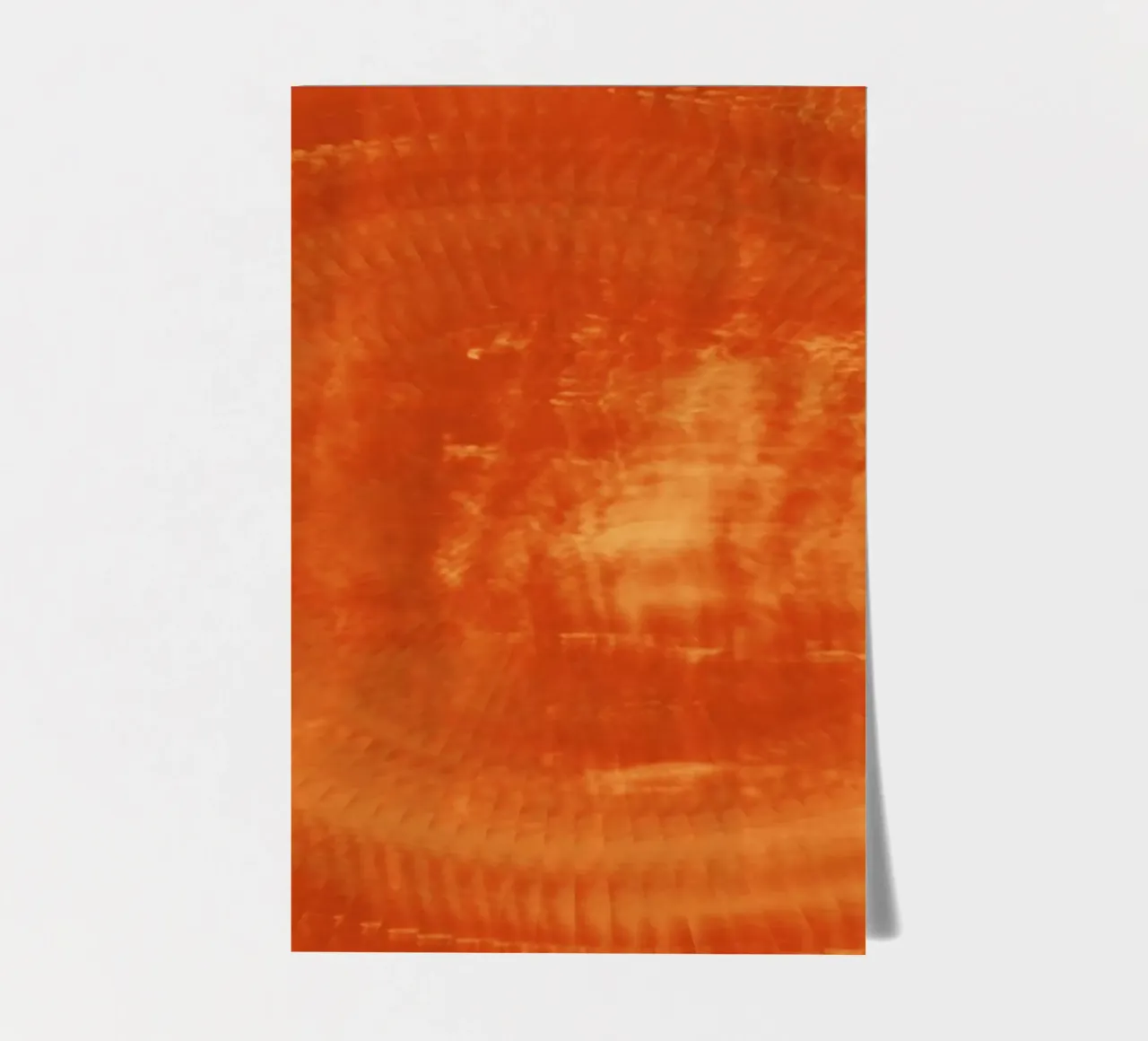 Modello dinamico astratto in arancione e rosso. foglio adesivo da Something for you