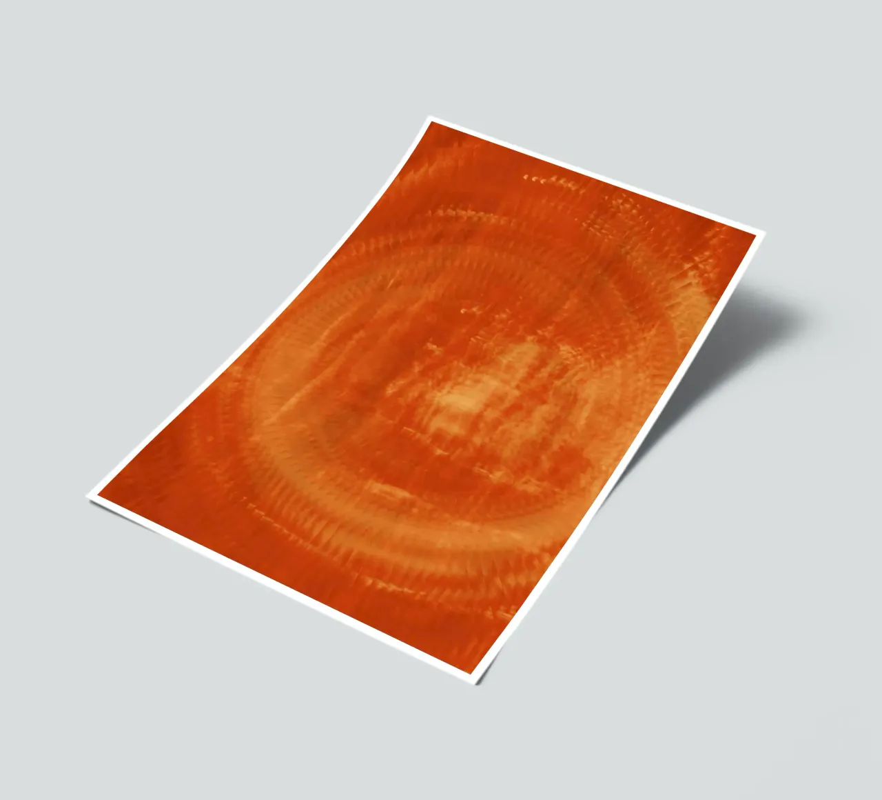 Modello dinamico astratto in arancione e rosso. foglio adesivo da Something for you