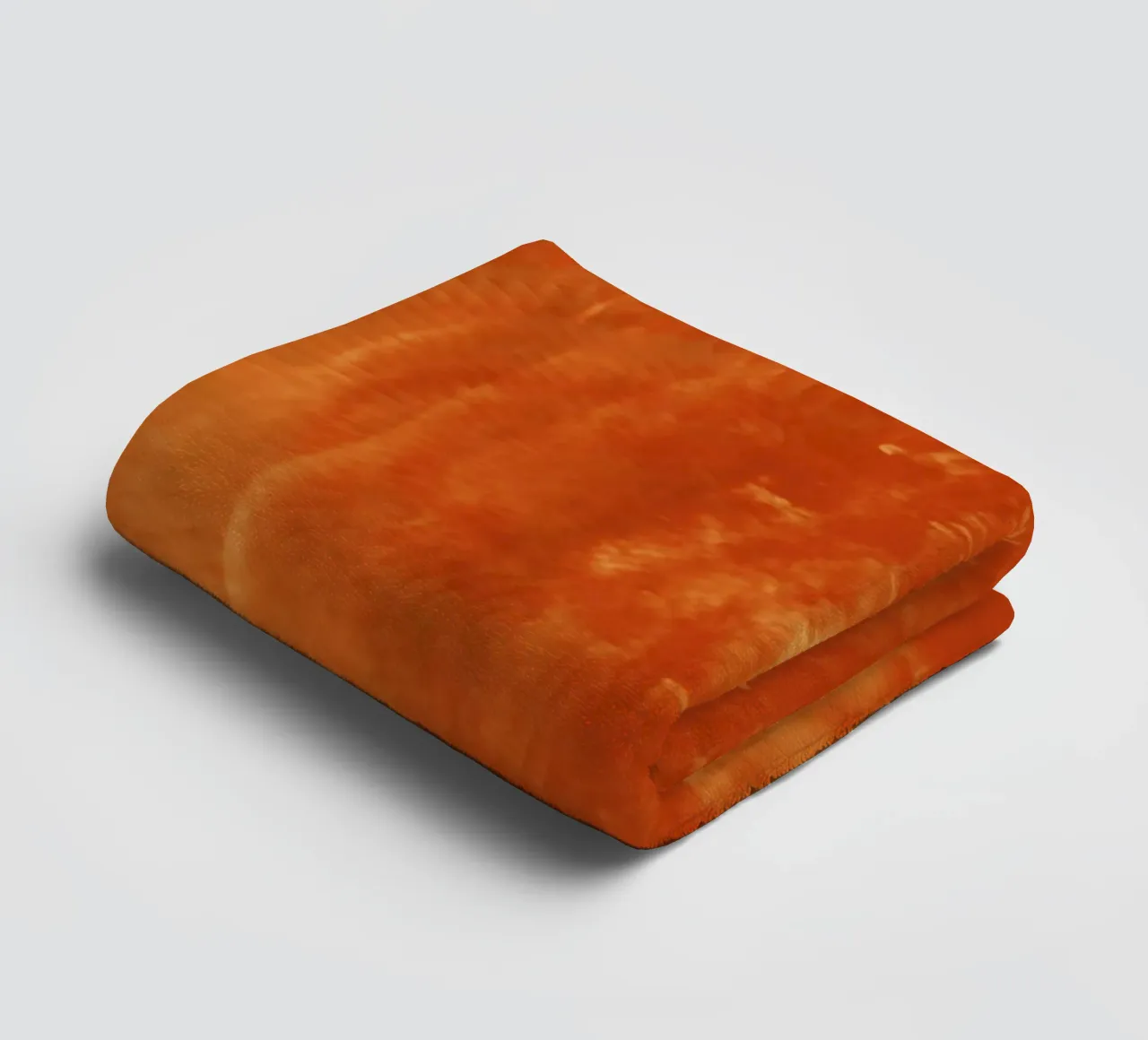 Abstract dynamic pattern in orange and red. towel by Something for you