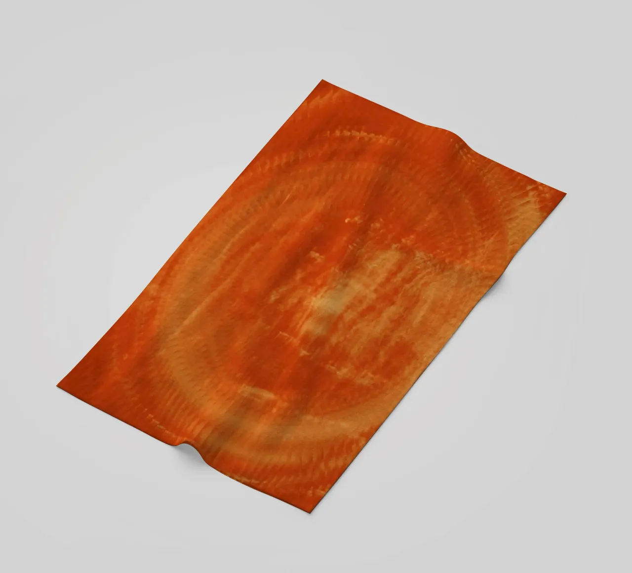 Modello dinamico astratto in arancione e rosso. telo mare da Something for you