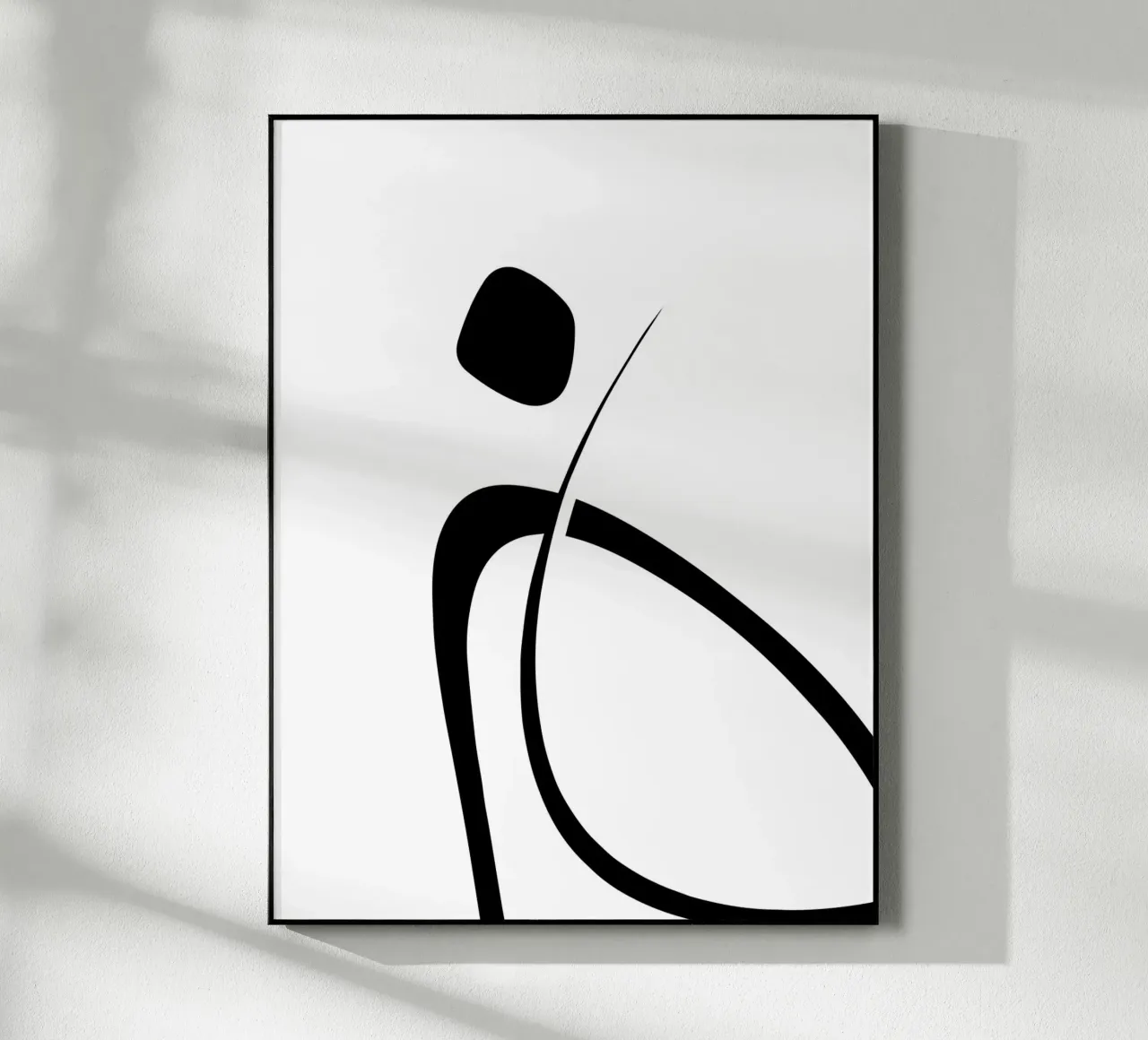 Interlocking Three | Minimalist Line Abstract plexiglass da sabidussi