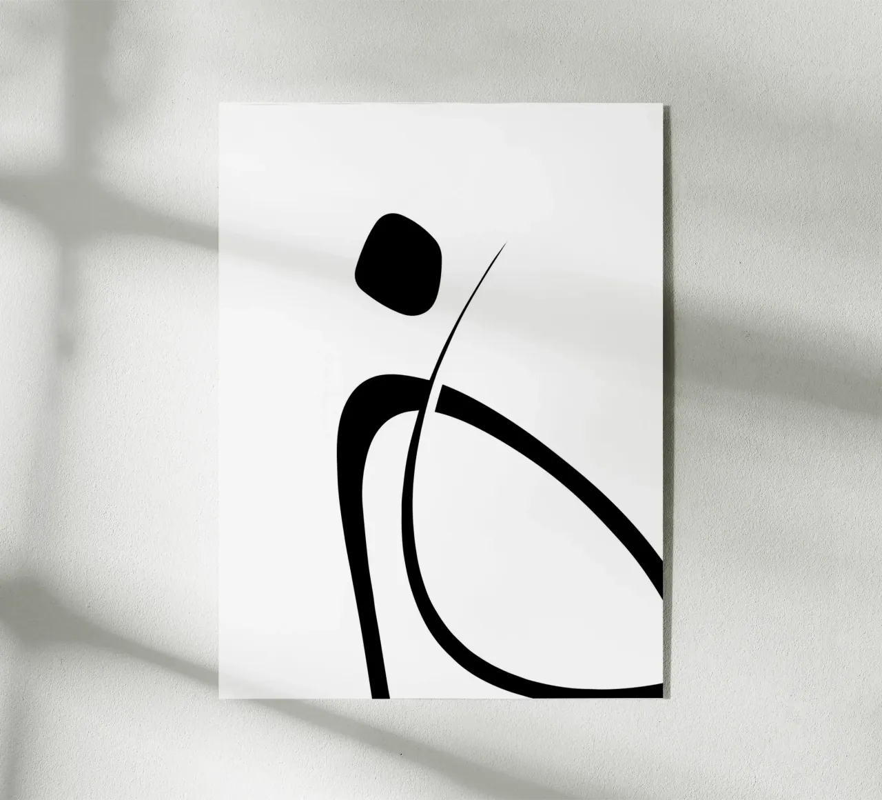 Interlocking Three | Minimalist Line Abstract plexiglass da sabidussi