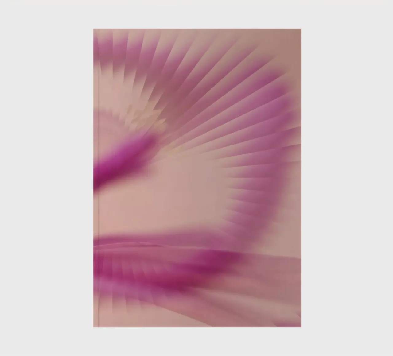 Abstract dynamic pattern in pink, purple and yellow. notebook by Something for you