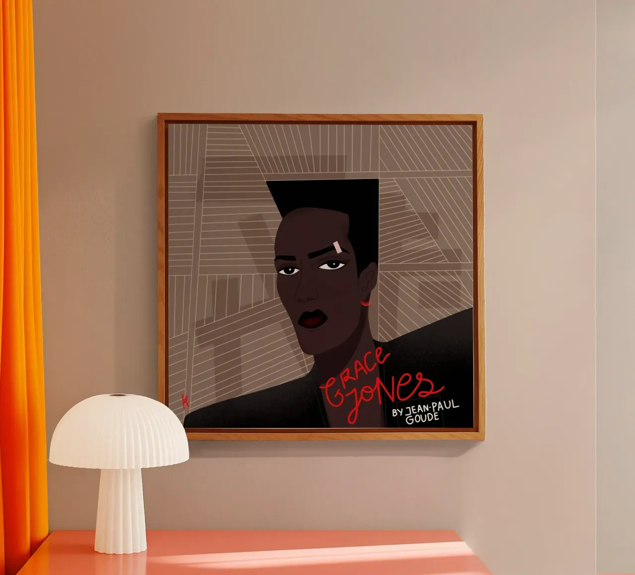 Grace Jones plexiglass da Keva Epale