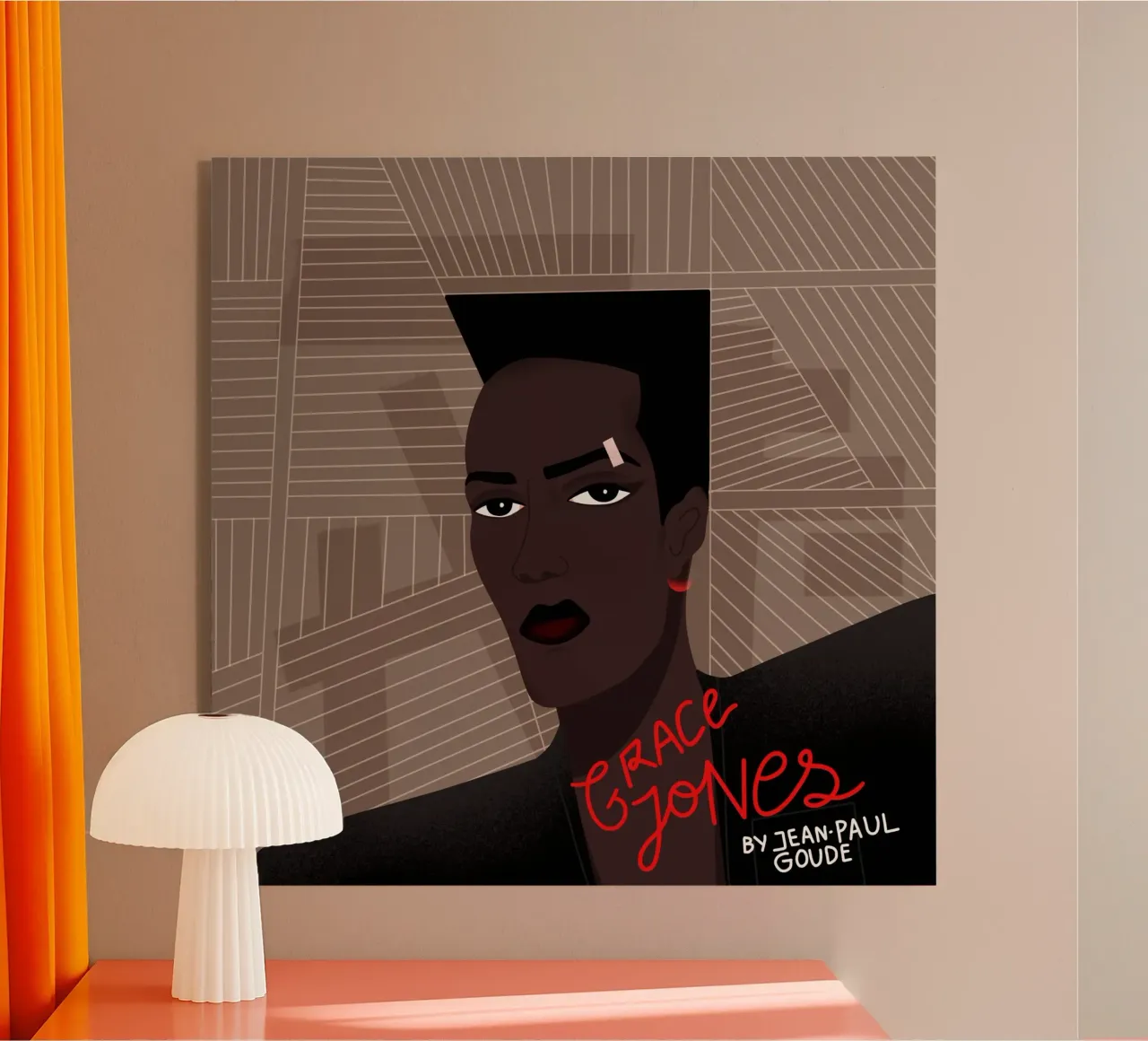 Grace Jones plexiglass da Keva Epale