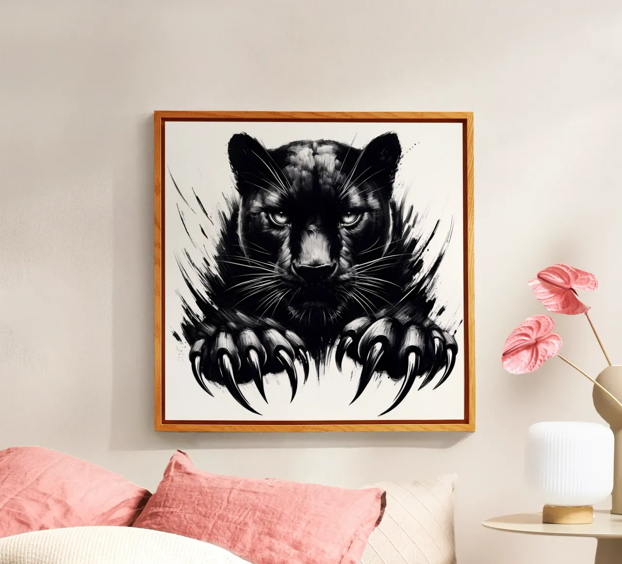 FEROCE PANTERA NERA plexiglass da ARTOMATIC