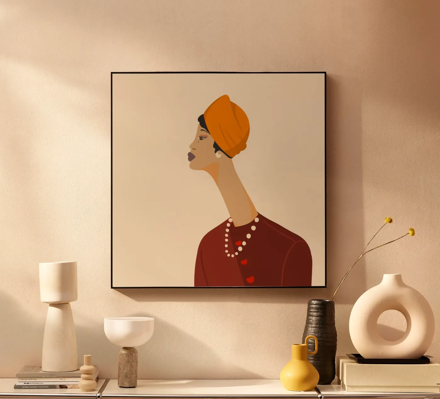 Giraffe Woman plexiglass da Keva Epale