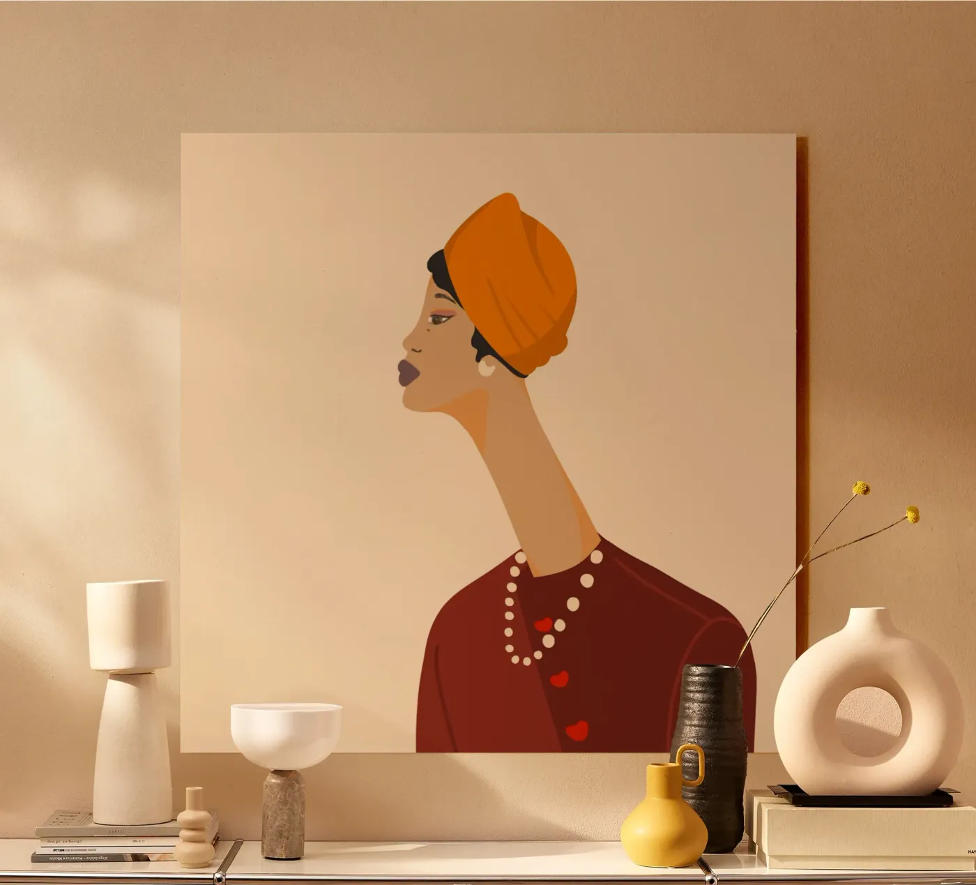 Giraffe Woman plexiglass da Keva Epale