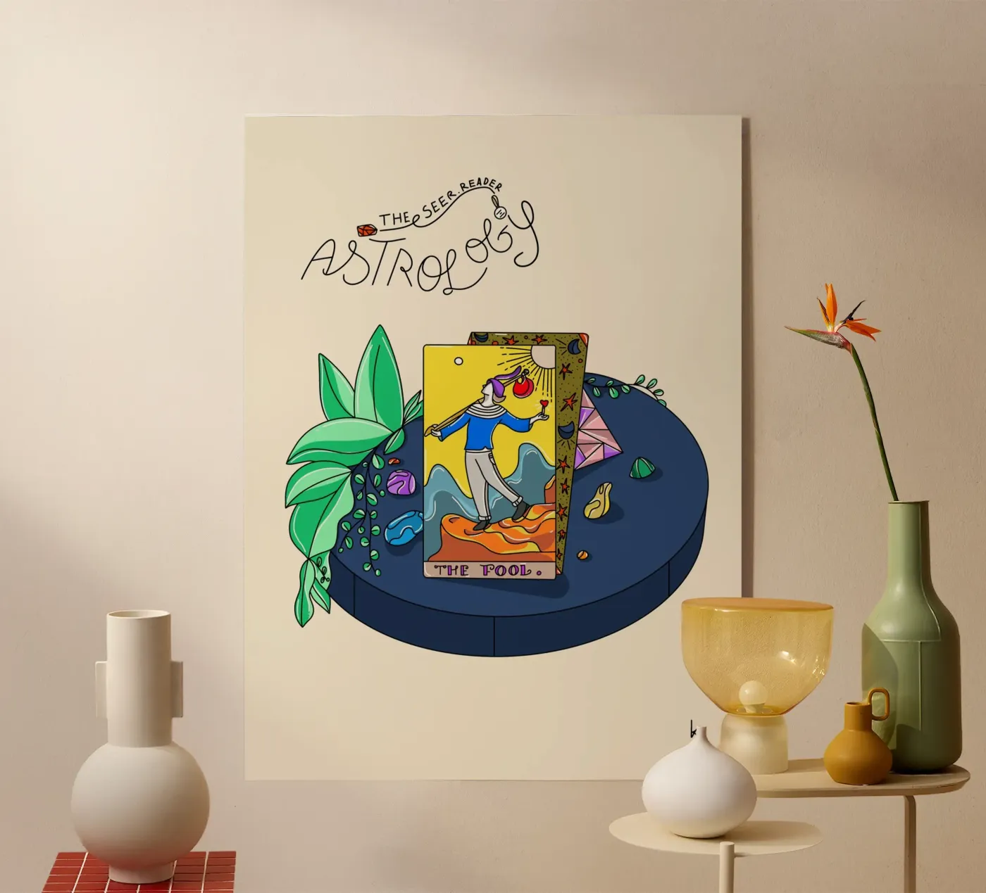 The Seer acrylic glass by Keva Epale