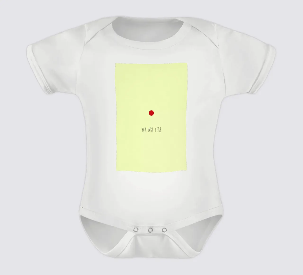 Here Kurzarm Babybody von Trabolt Design