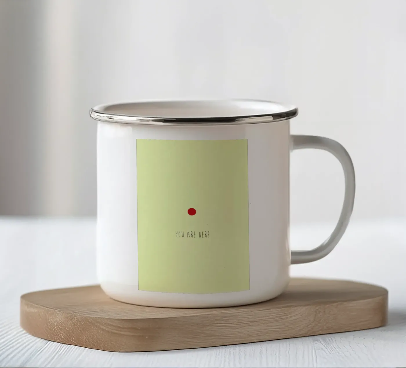 Here tazza in smalto da Trabolt Design