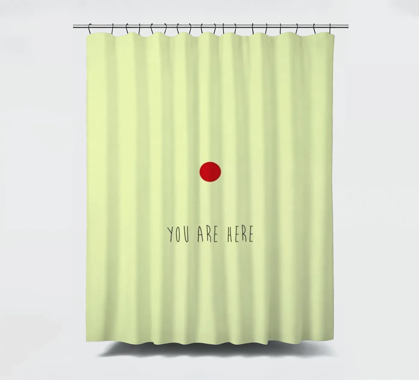 Here Duschvorhang von Trabolt Design