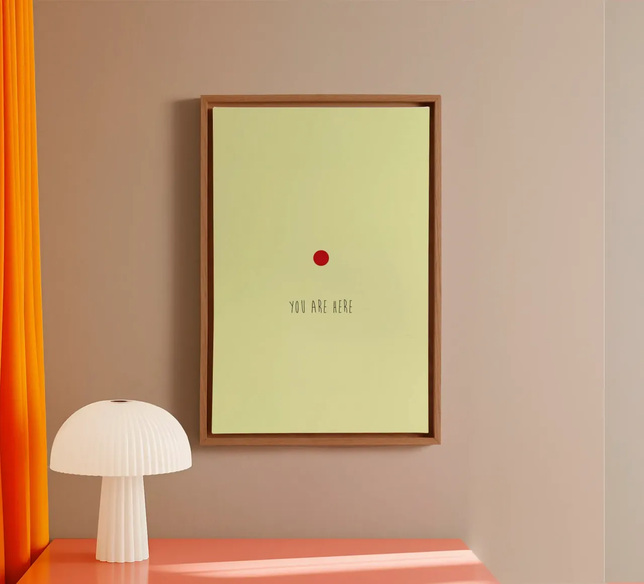 Here tela con Cornice a cassetta da Trabolt Design