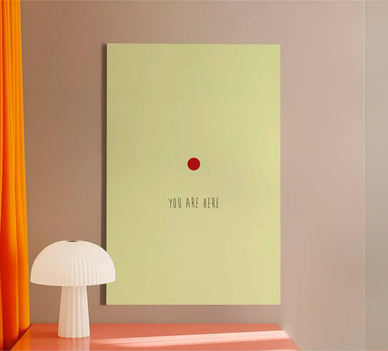 Here tela con Cornice a cassetta da Trabolt Design