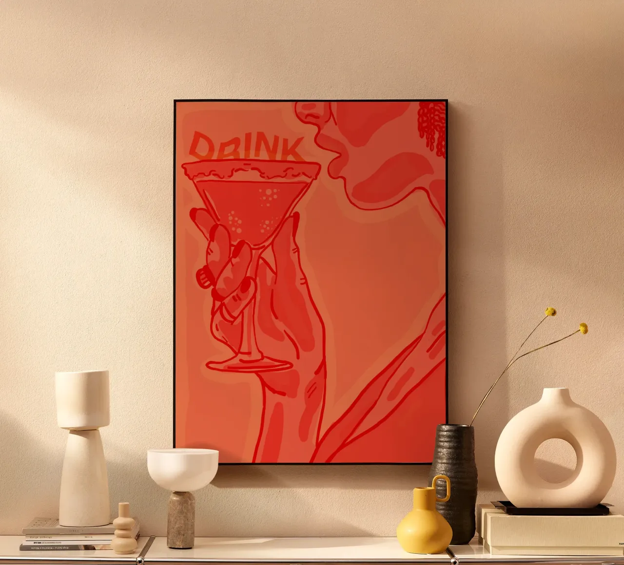 Martini rosso plexiglass da Happy Star Club