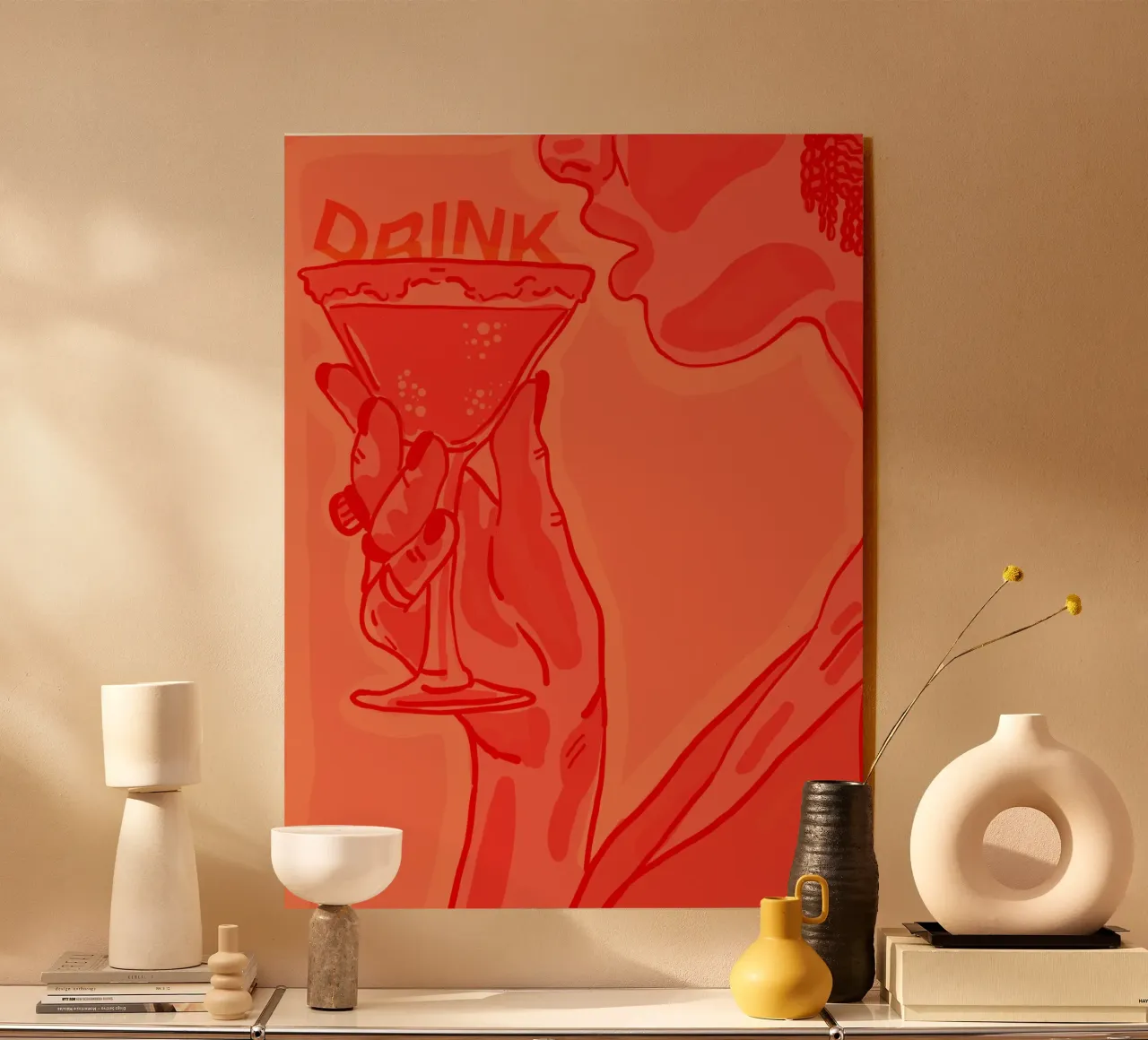 Martini rosso plexiglass da Happy Star Club