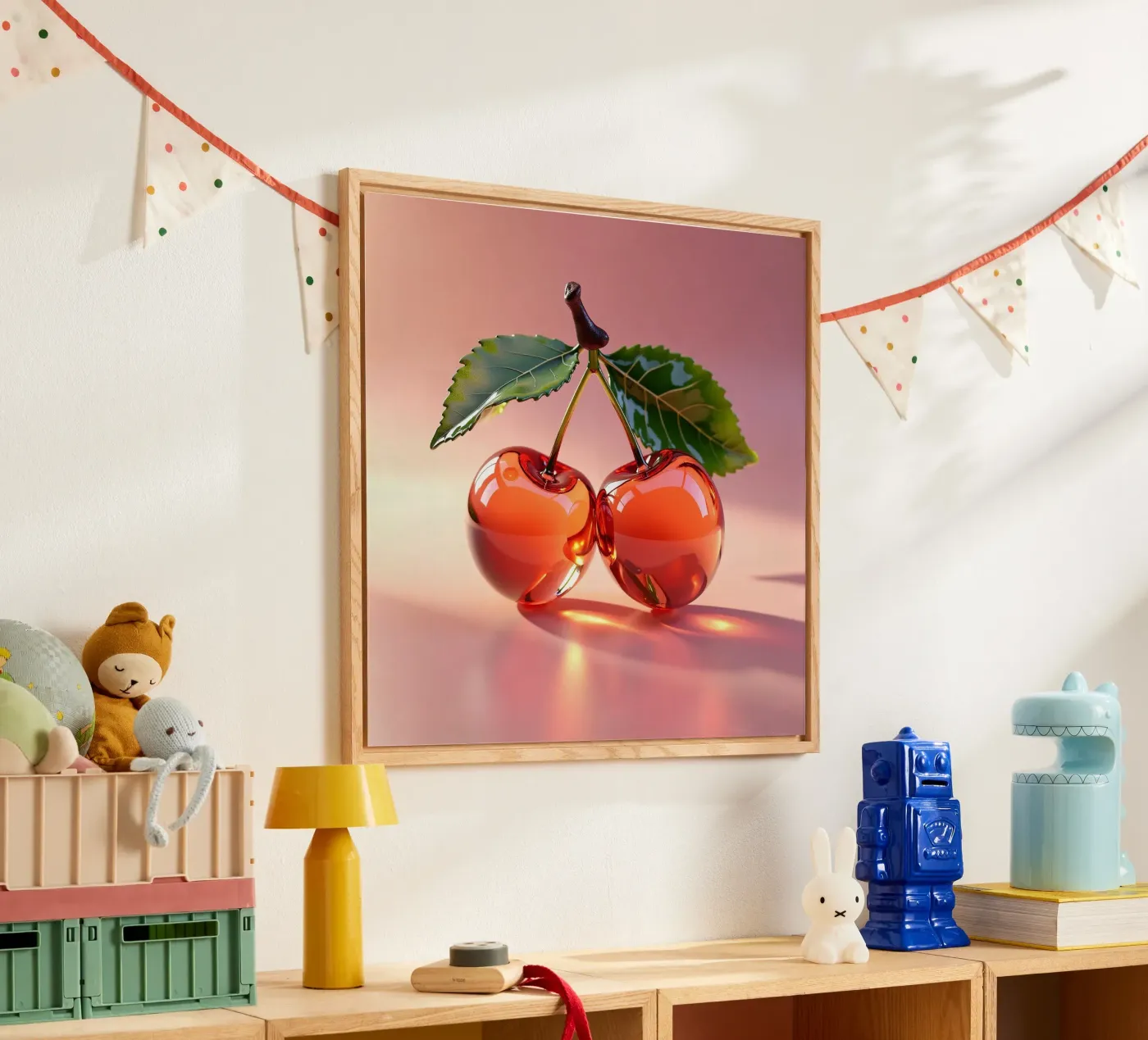 Cherries Acryl-Glas von Farb- und Blütenzauber by LK