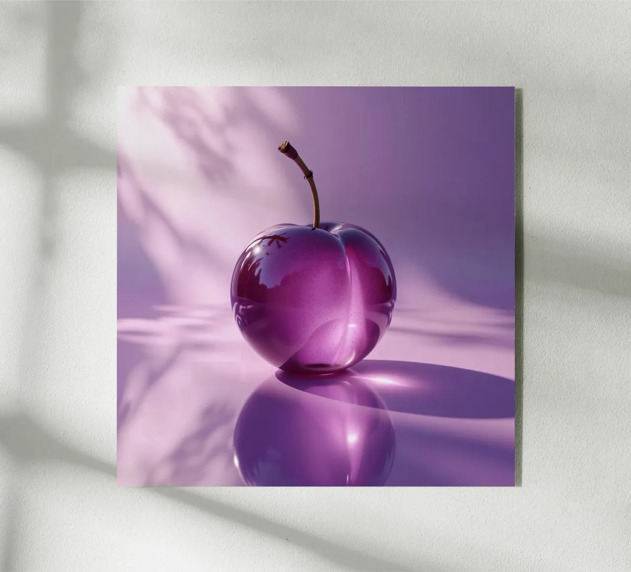 Plum Acryl-Glas von Farb- und Blütenzauber by LK