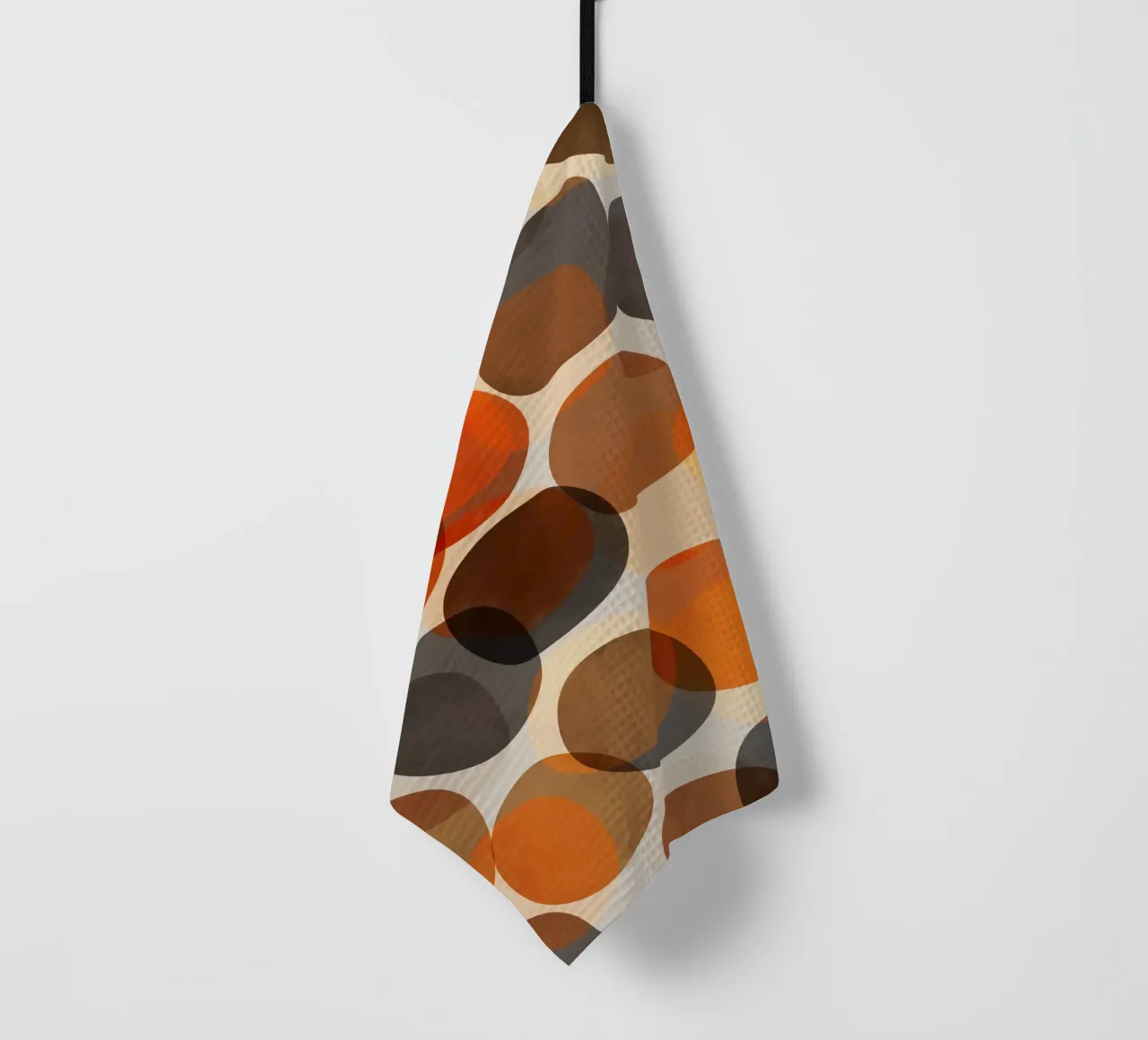 Autumn Stones | Minimalist Fall Colored Shapes Abstract canovaccio da cucina da sabidussi