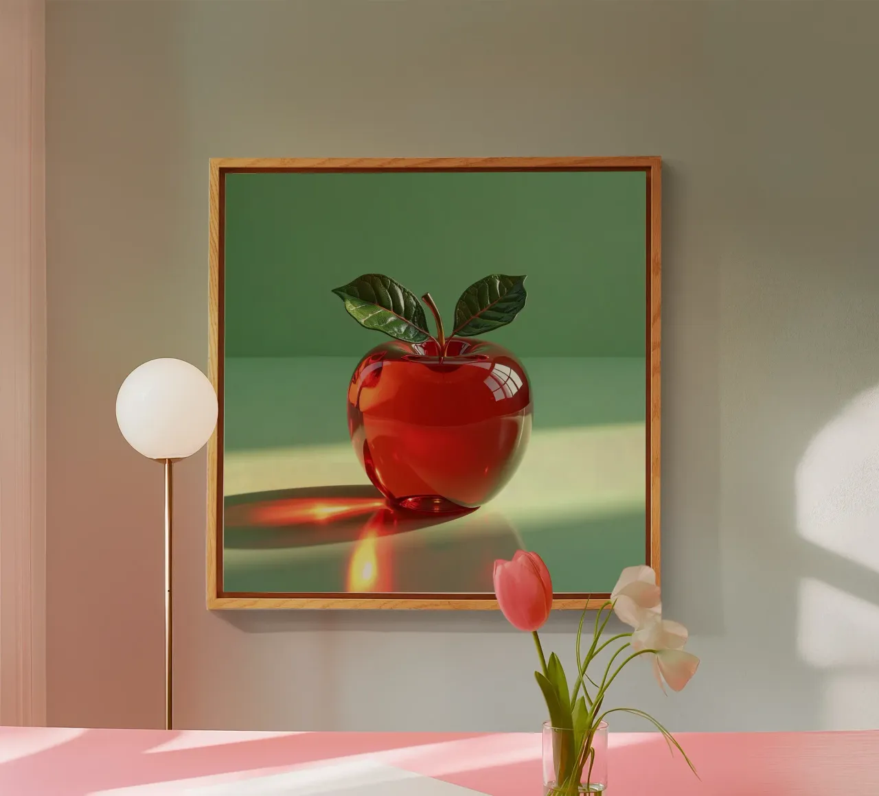 Mela rossa plexiglass da Farb- und Blütenzauber by LK