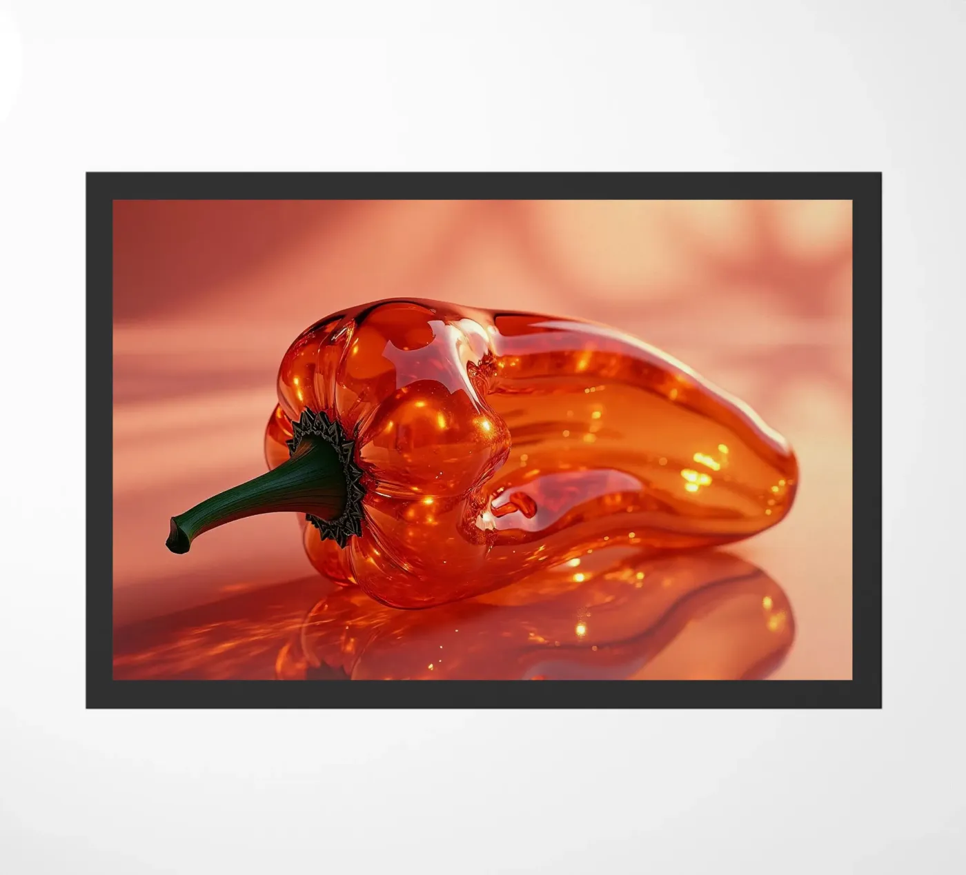 Rode pepers deurmat van Farb- und Blütenzauber by LK