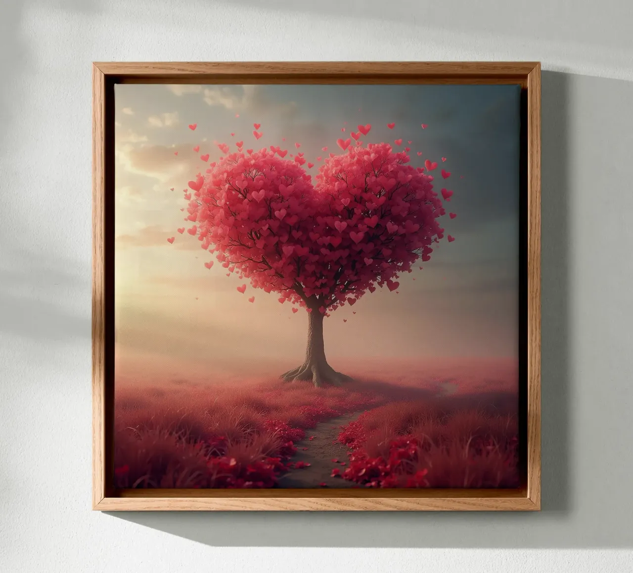 Tree with hearts_2 canvas by Pink- und LoveArt by LK