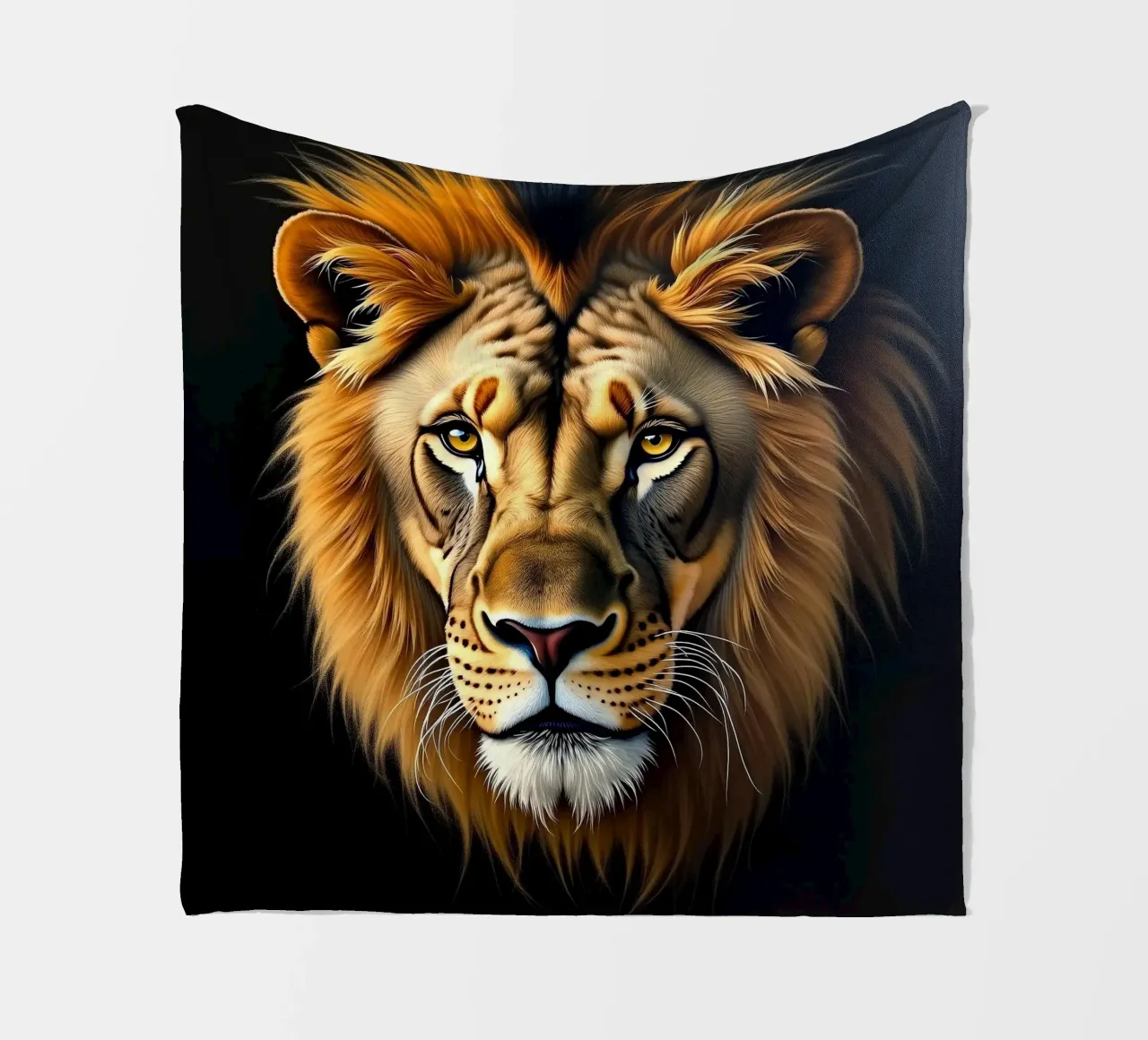 Leone_1 coperta in pile da Tierisch bunt by LK