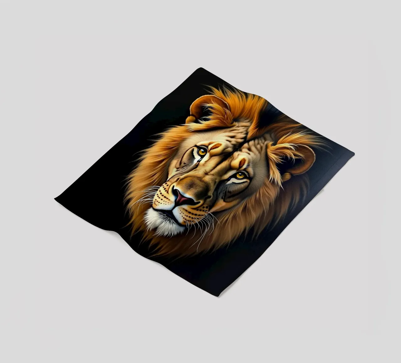 Leone_1 coperta in pile da Tierisch bunt by LK