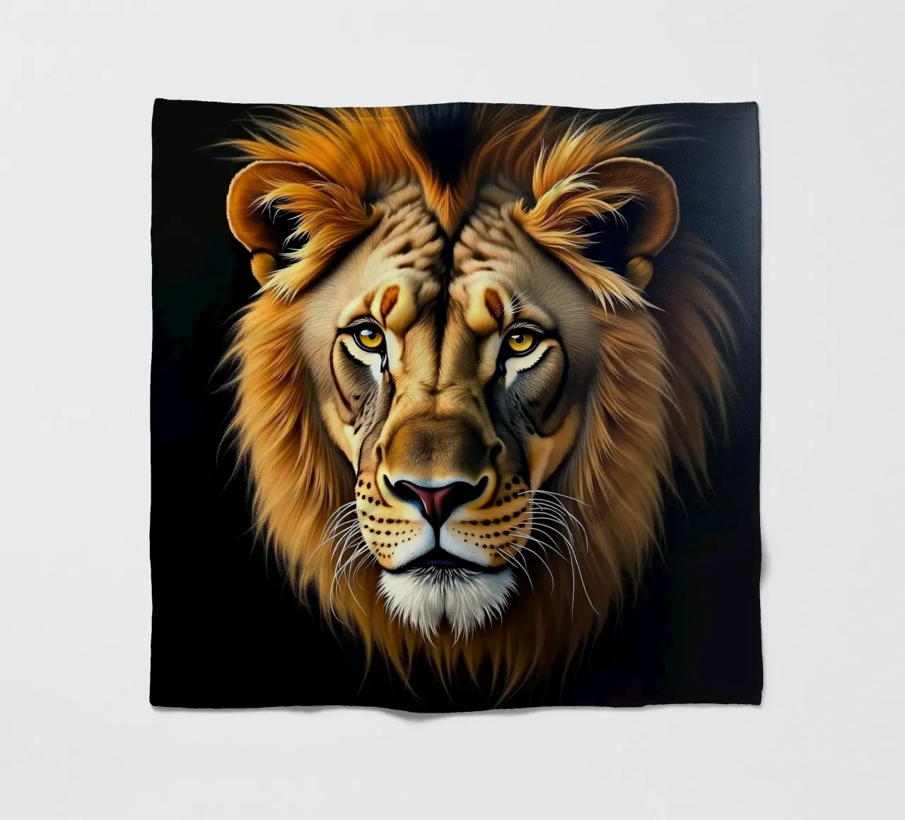 Leone_1 coperta in pile da Tierisch bunt by LK