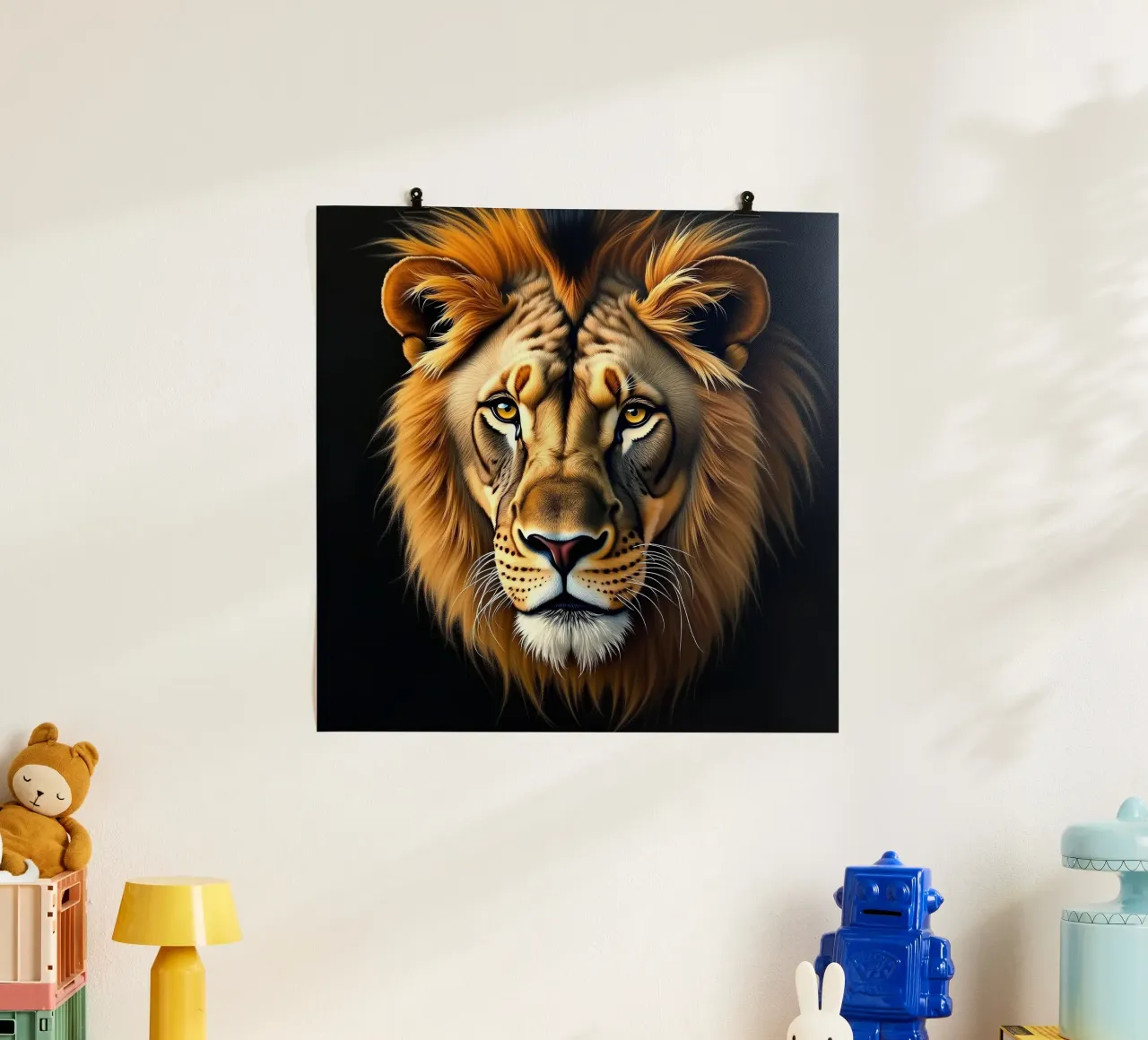 Lion_1 poster da Tierisch bunt by LK