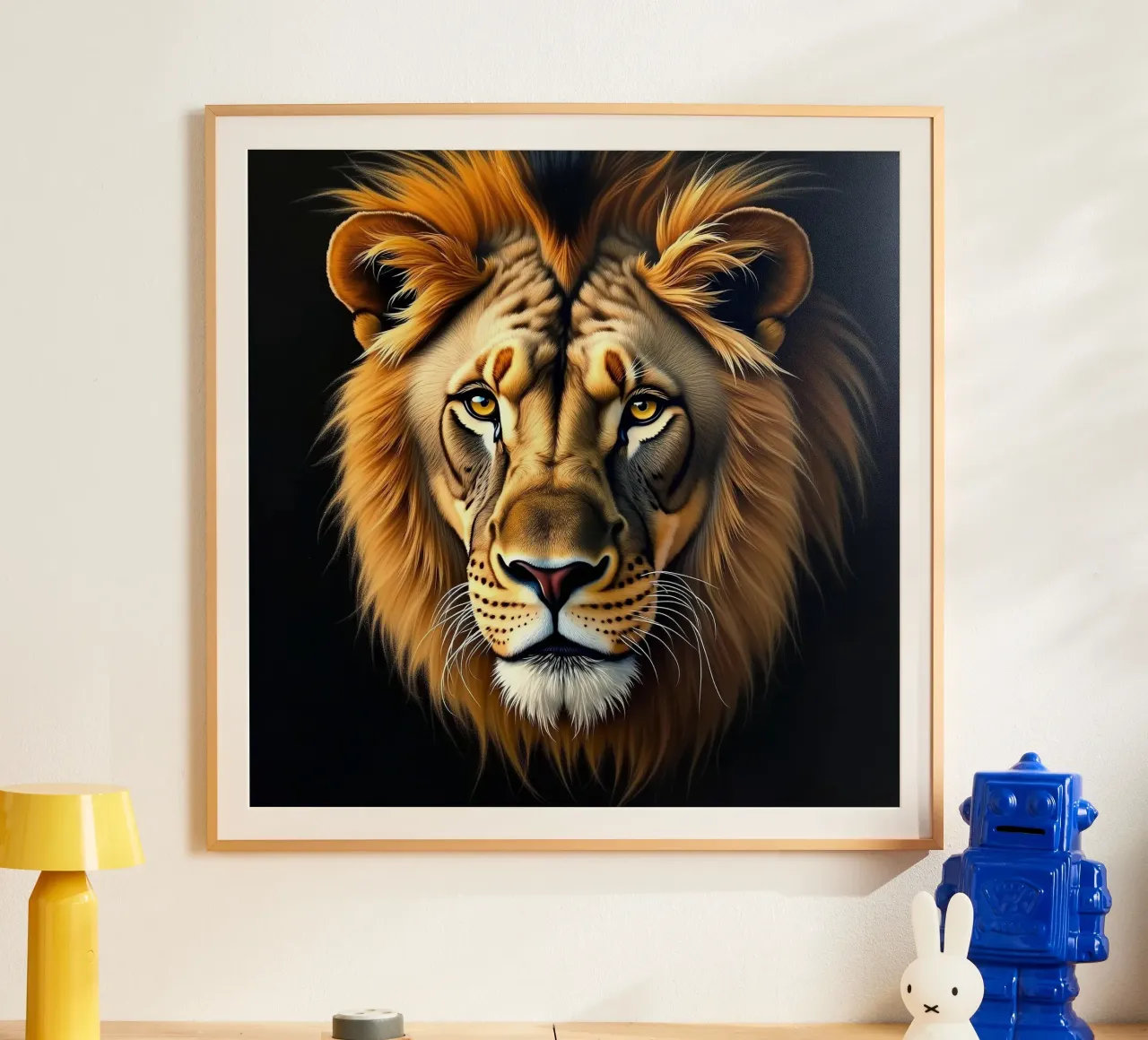 Lion_1 poster da Tierisch bunt by LK