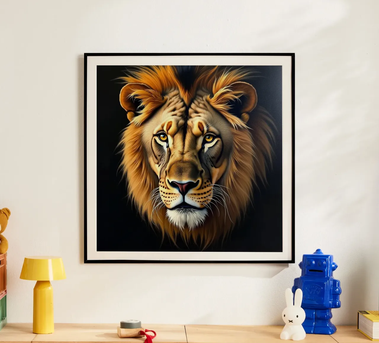 Lion_1 poster da Tierisch bunt by LK