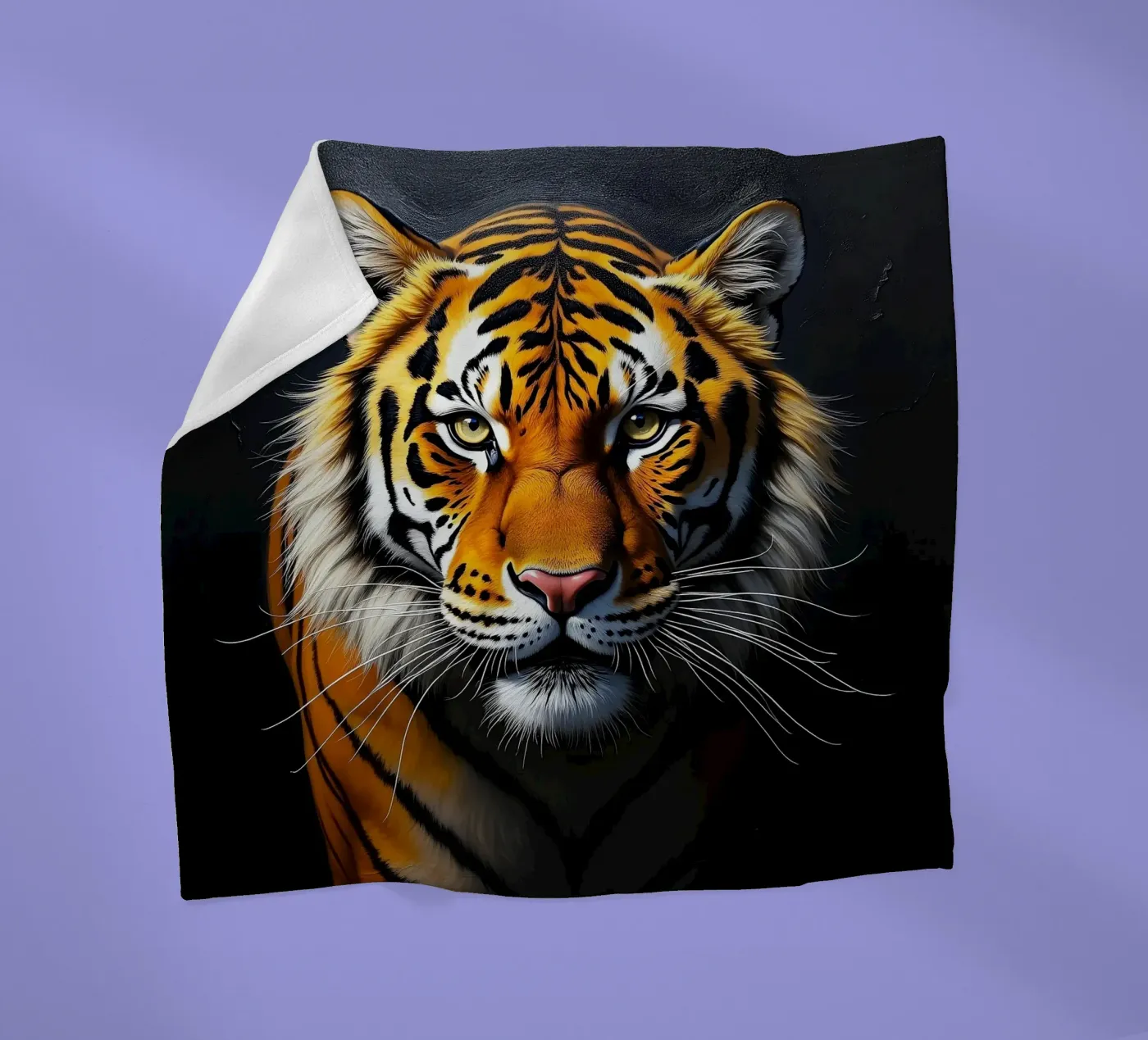 Tiger_1 Fleecedecke von Tierisch bunt by LK