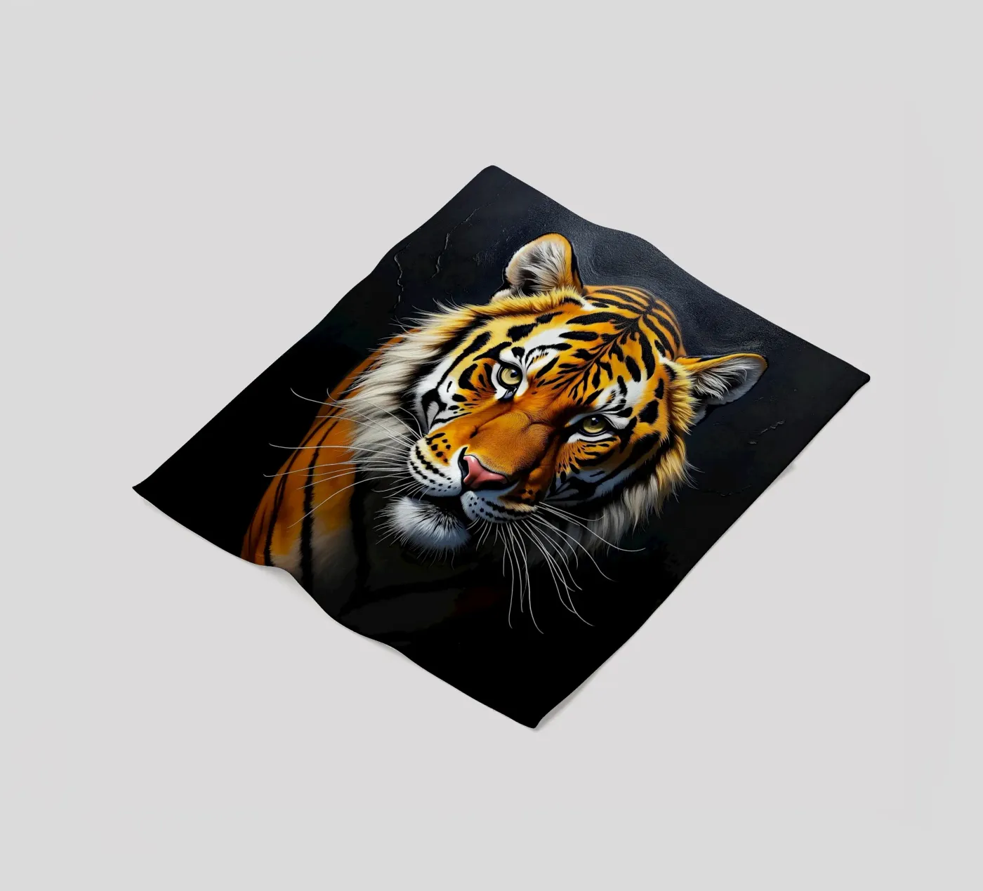 Tiger_1 Fleecedecke von Tierisch bunt by LK