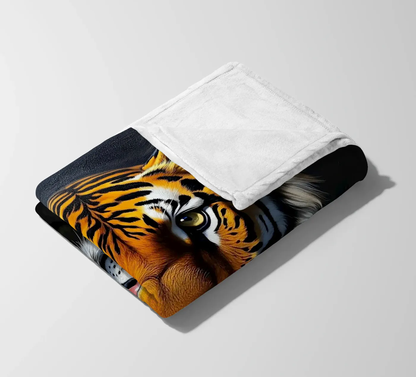 Tiger_1 Fleecedecke von Tierisch bunt by LK