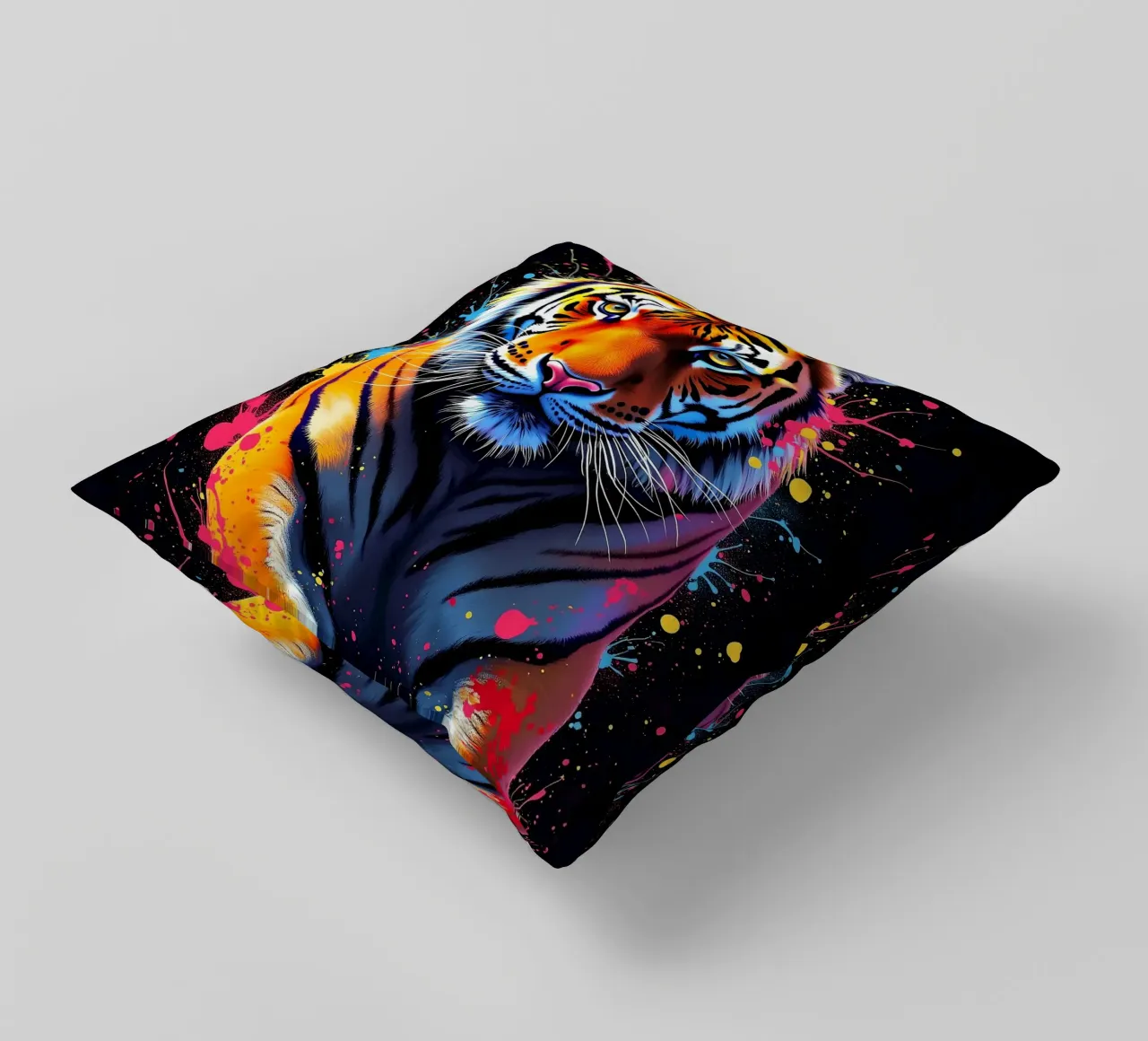 Tigre_2 cuscino da Tierisch bunt by LK