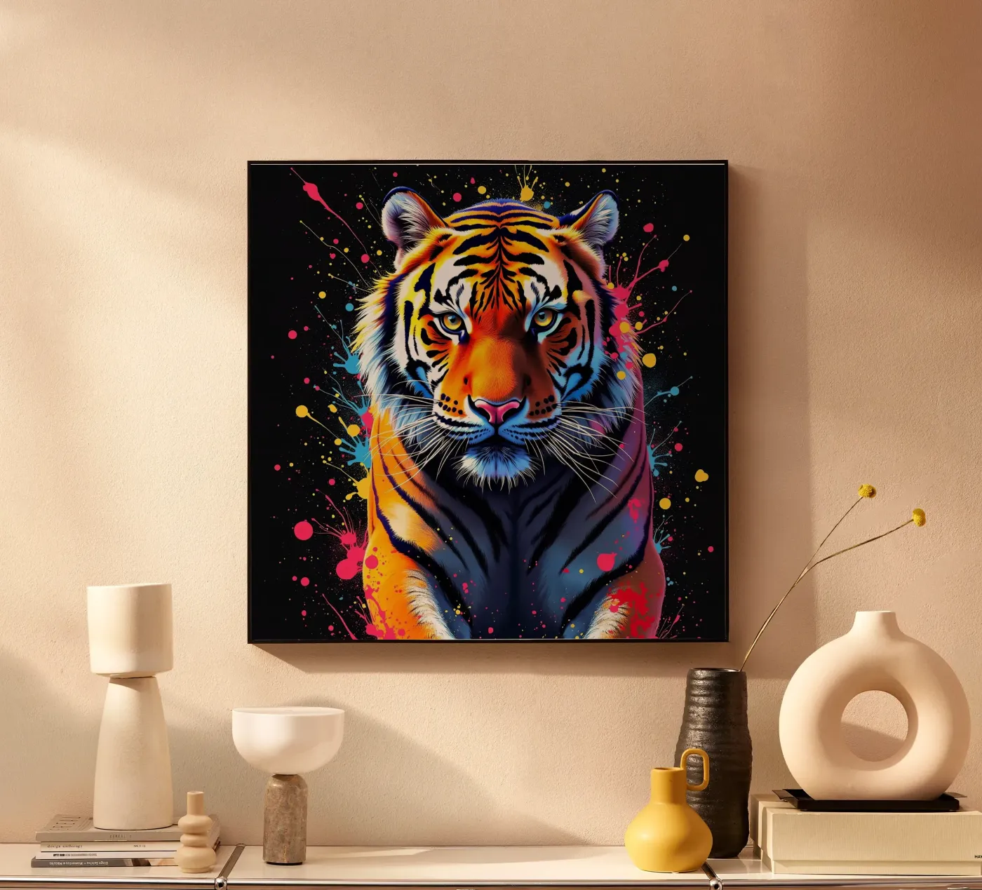 Tiger_2 Acryl-Glas von Tierisch bunt by LK