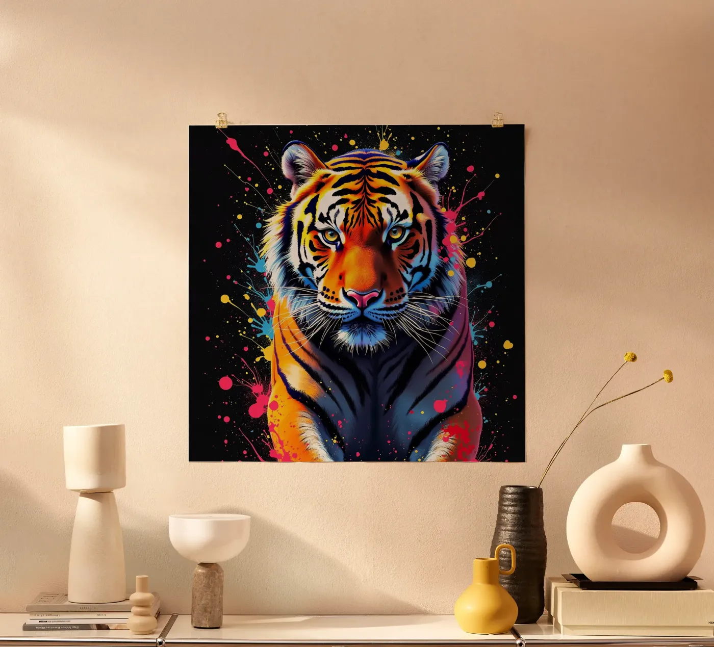 Tiger_2 Poster von Tierisch bunt by LK