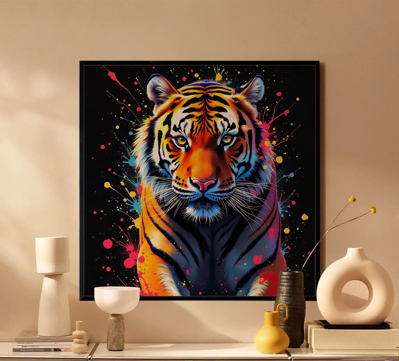 Tiger_2 Poster von Tierisch bunt by LK