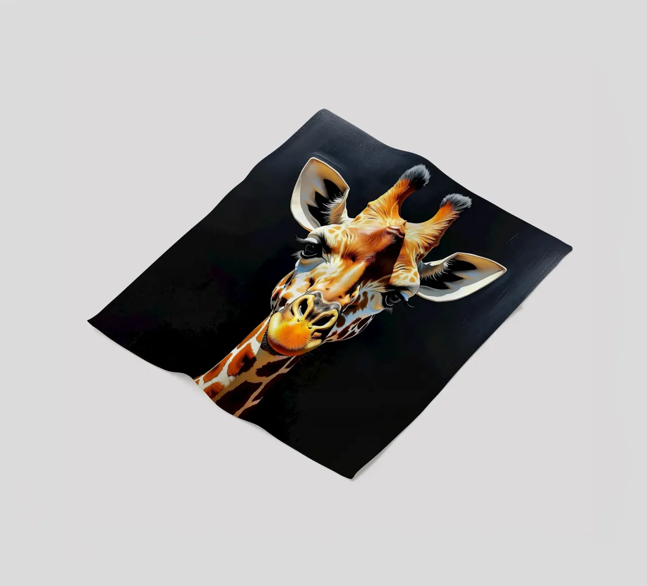Giraffa_1 coperta in pile da Tierisch bunt by LK