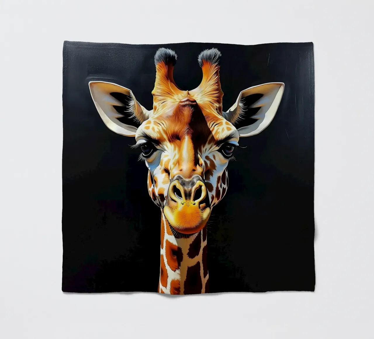 Giraffa_1 coperta in pile da Tierisch bunt by LK