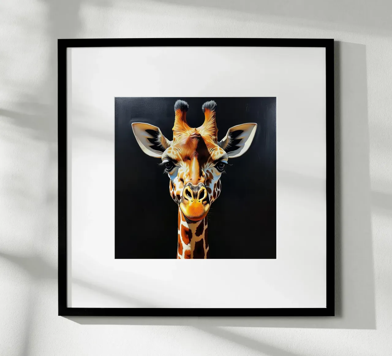 Giraffa_1 carta hahnemühle da Tierisch bunt by LK