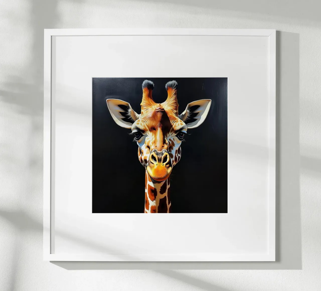 Giraffa_1 carta hahnemühle da Tierisch bunt by LK