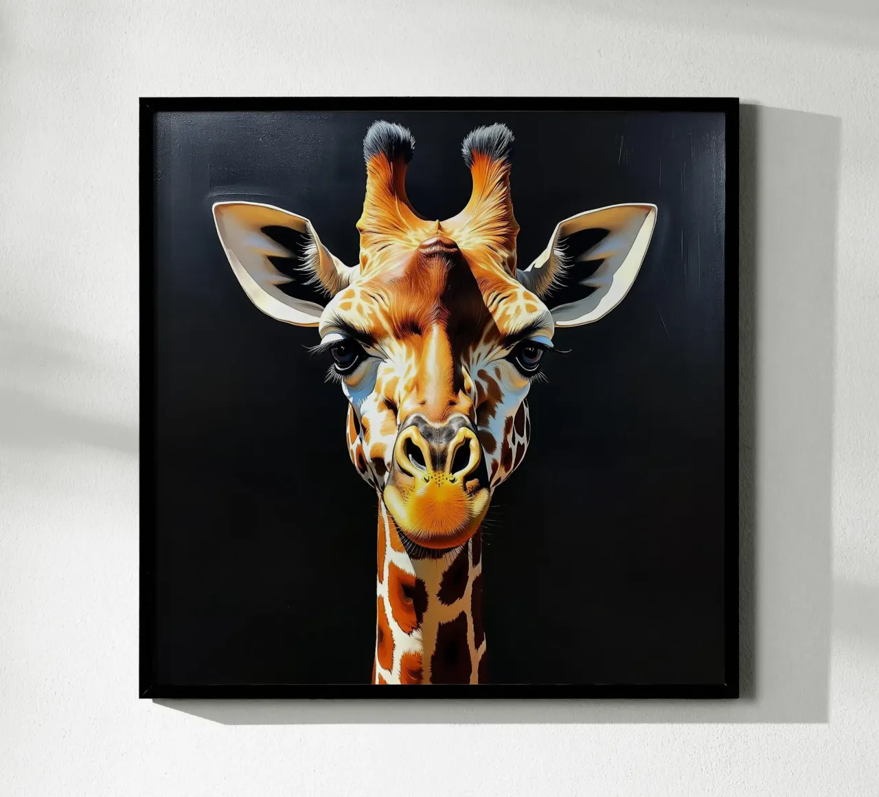 Giraffa_1 carta hahnemühle da Tierisch bunt by LK