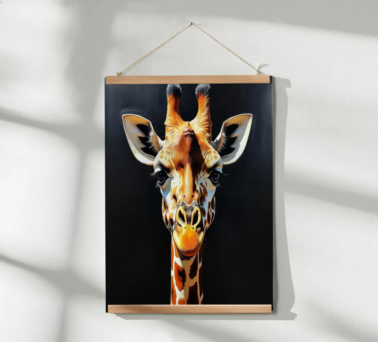 Giraffa_1 carta hahnemühle da Tierisch bunt by LK
