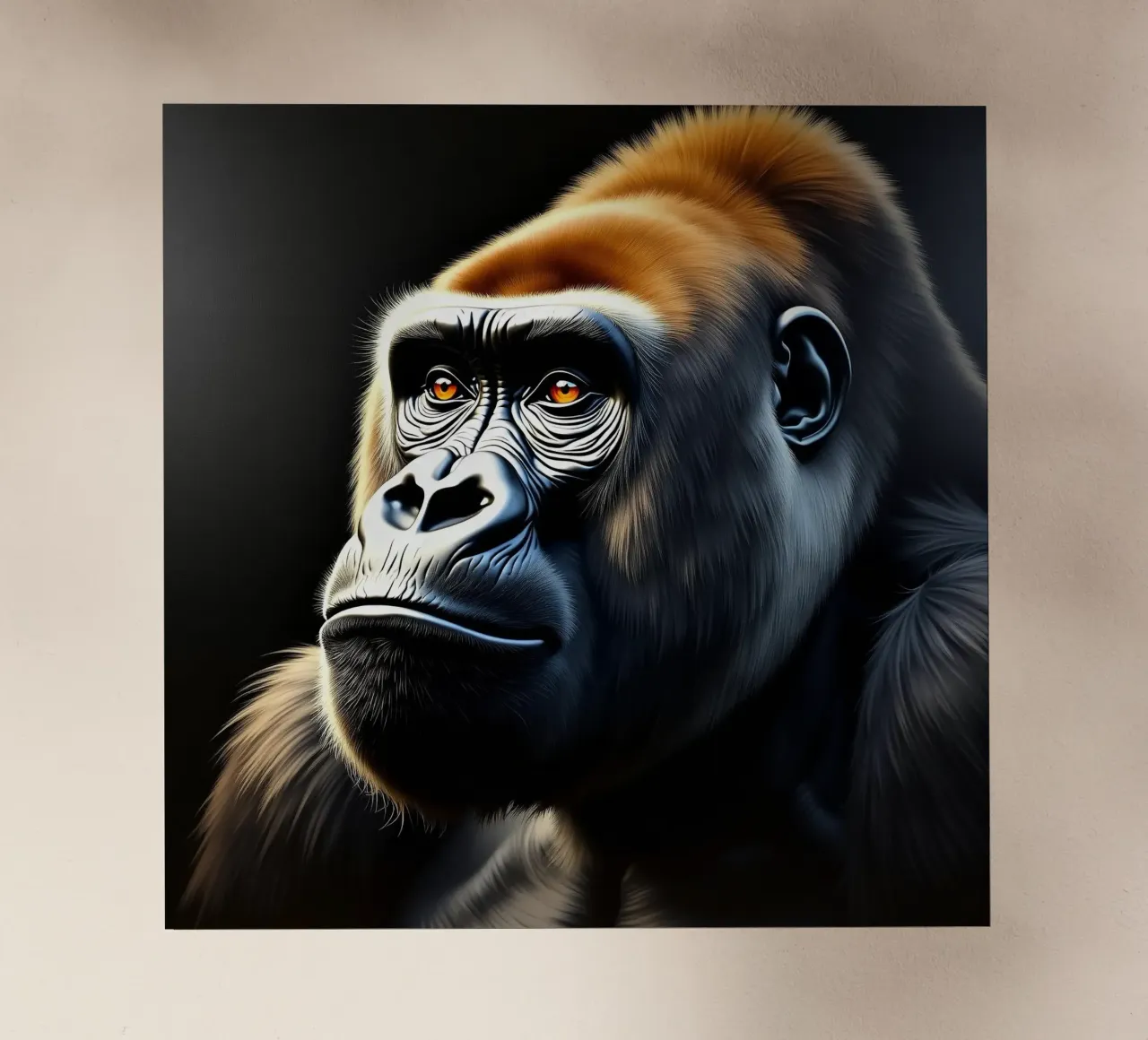 Gorilla_1 pellicola backlit da Tierisch bunt by LK