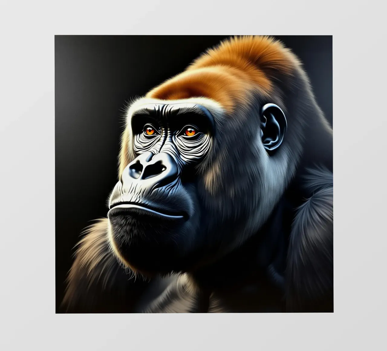 Gorilla_1 pellicola backlit da Tierisch bunt by LK